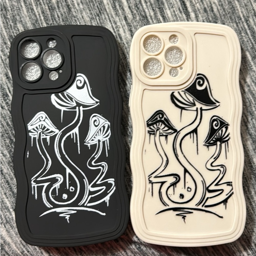 Cute mushroom iPhone 13 Pro Max phone case